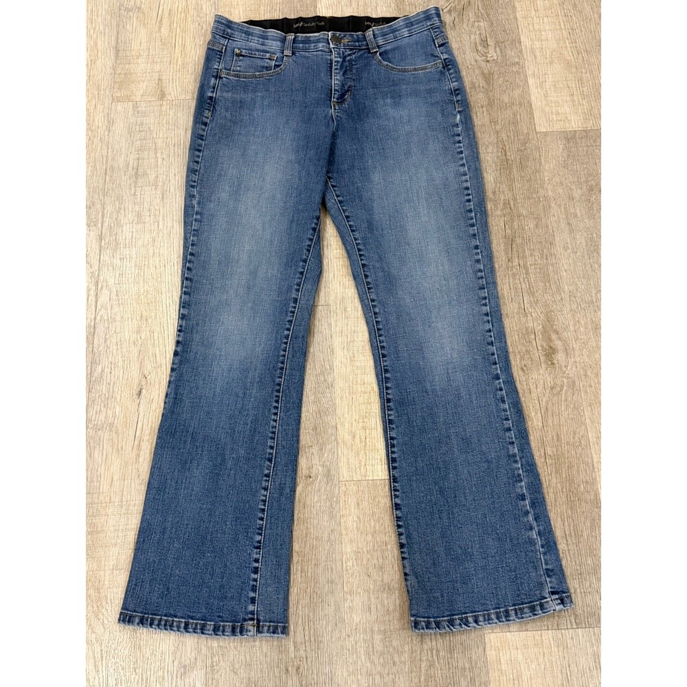 LEE Womens Sinfully Soft Bootcut Jeans SZ 12 Waist 32 Stretch Denim No Size Tag